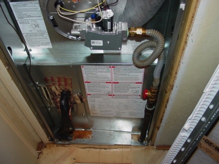 Mobile Home Furnace ready for furnace repair in Edmonton